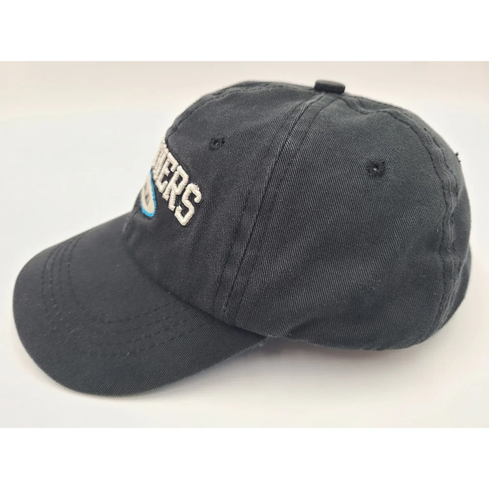 Youth Carolina Panthers Reebok Strapback Adjustable Hat Cap NFL‎ Football Black